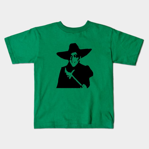 Wicked Witch Kids T-Shirt by NickiPostsStuff